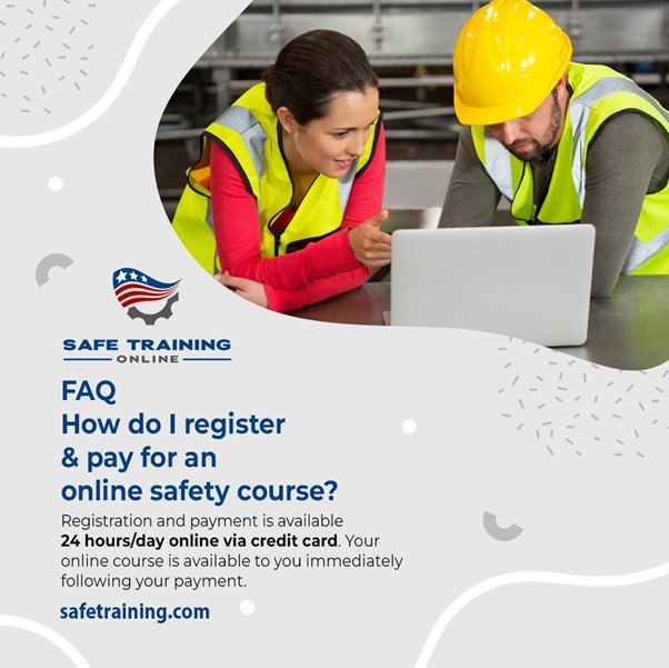 Sign up and pay for your online safety course anytime, anywhere! 🕒 Gain instant access to our courses 24/7 upon payment. Start learning and enhancing your skills right away!

#OnlineSafetyCourse #24HourRegistration #InstantAccess #ConvenientLearning #SkillDevelopment