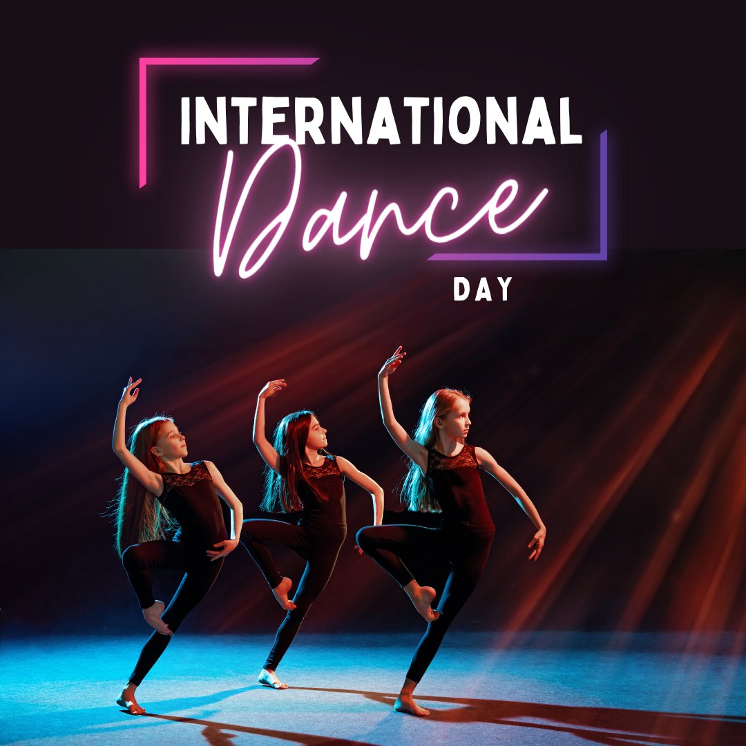 Happy International Dance Day! 💃 Today we are celebrating all things dance and giving a big shout out to all our local dance schools that use our theatre! #internationalDanceDay