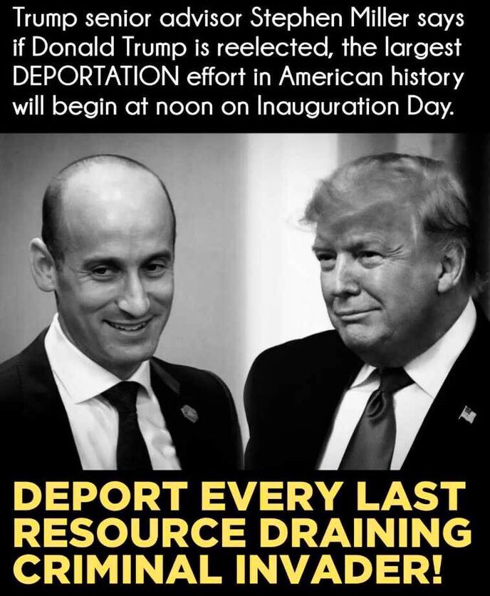 I can’t wait to see it. Who wants to see every one of them deported? 🙋‍♂️