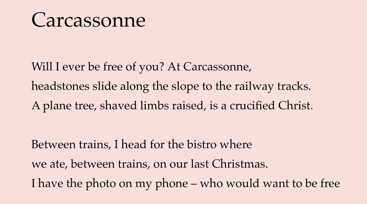 We’re please to publish ‘Carcassone’ by Mary Noonan, in our latest issue badlilies.uk/mary-noonan