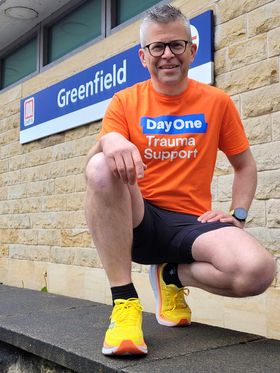 We've another charity runner! 🏃 Colin Green sets off this Friday, taking on the whole 200 mile trail, in aid of @DayOneTrauma Support. Cheer him off at 8am from Greenfield Station if you're in the area. Fancy donating 👉 justgiving.com/page/colin-gre… #CharityRun #GMRingway