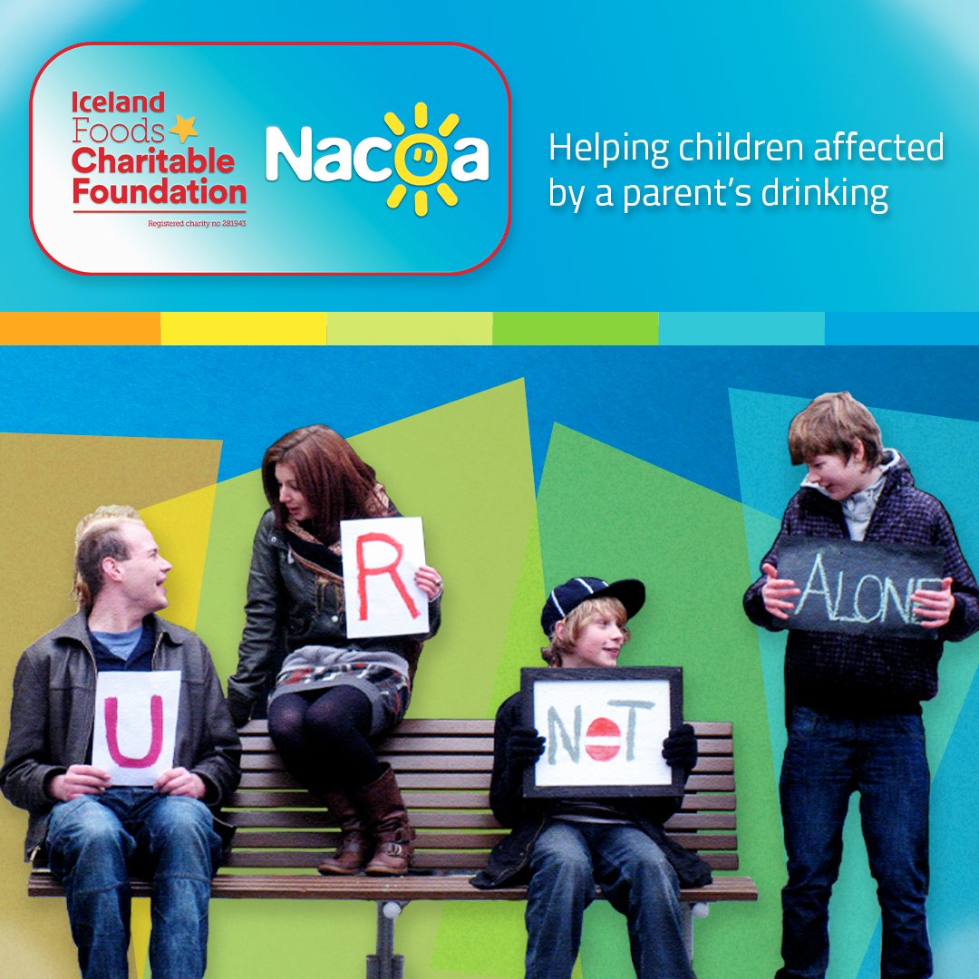 We're delighted to welcome our amazing new Charity Partner @nacoauk! We're joining forces with #Nacoa for a heartfelt partnership that will provide much needed funding and resources to help children in the UK who are affected by their parent's drinking nacoa.org.uk