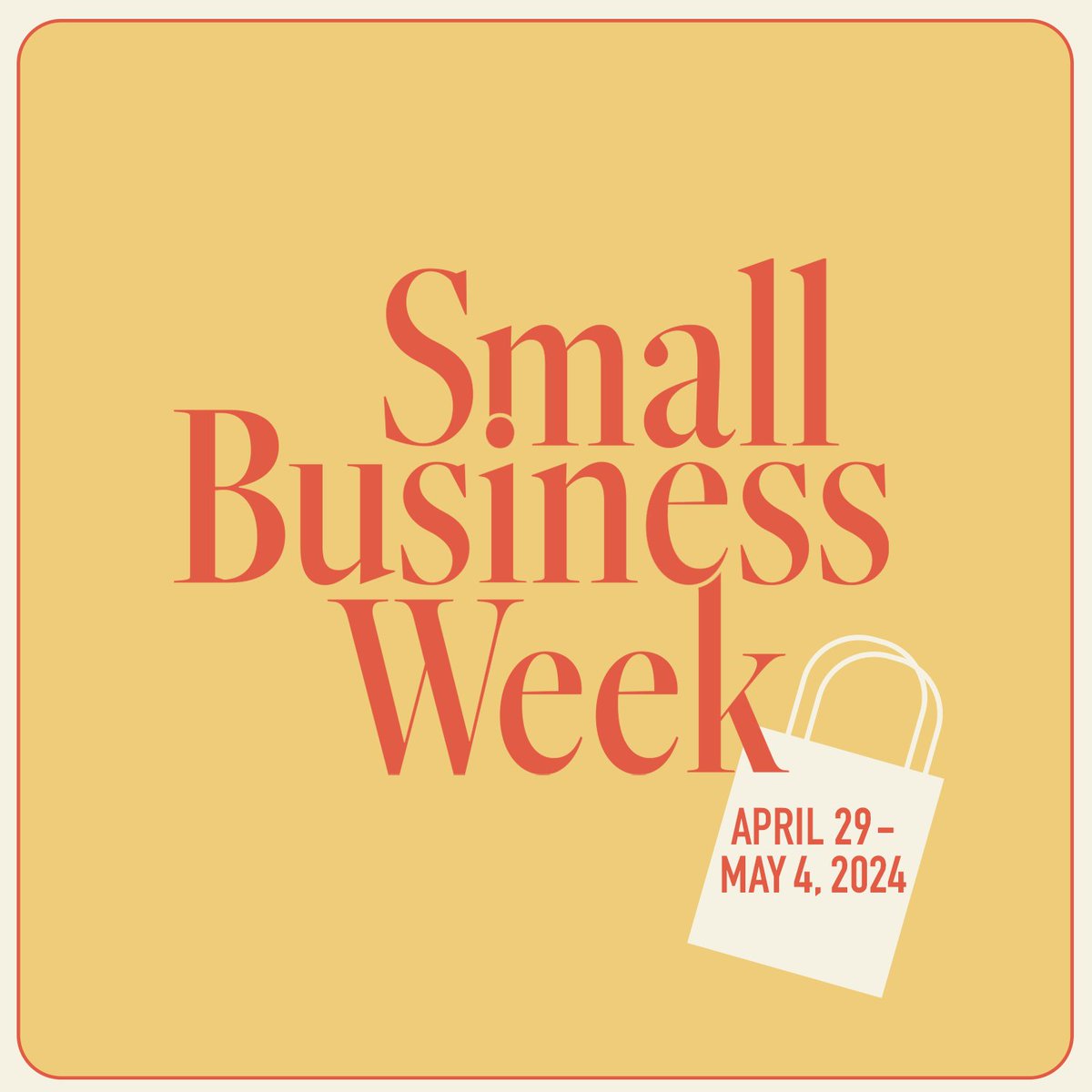 Happy Small Business Week! When America's small businesses are strong – America is strong. Let's continue to support the local shops that drive our economy and make up the fabric of our communities. #SmallBusinessWeek
