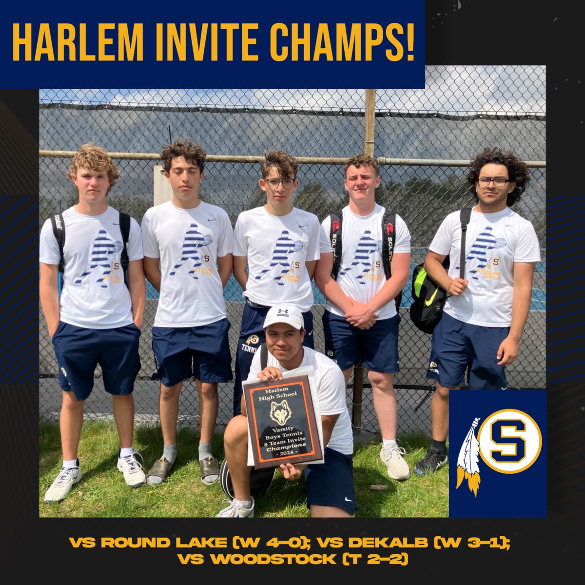 ICYMI - Boys🎾earned some hardware Saturday. Congrats guys! ➡️Next Up: Vs Freeport today at home with action beginning at 4:30 p.m. #GOldenWARRIORS