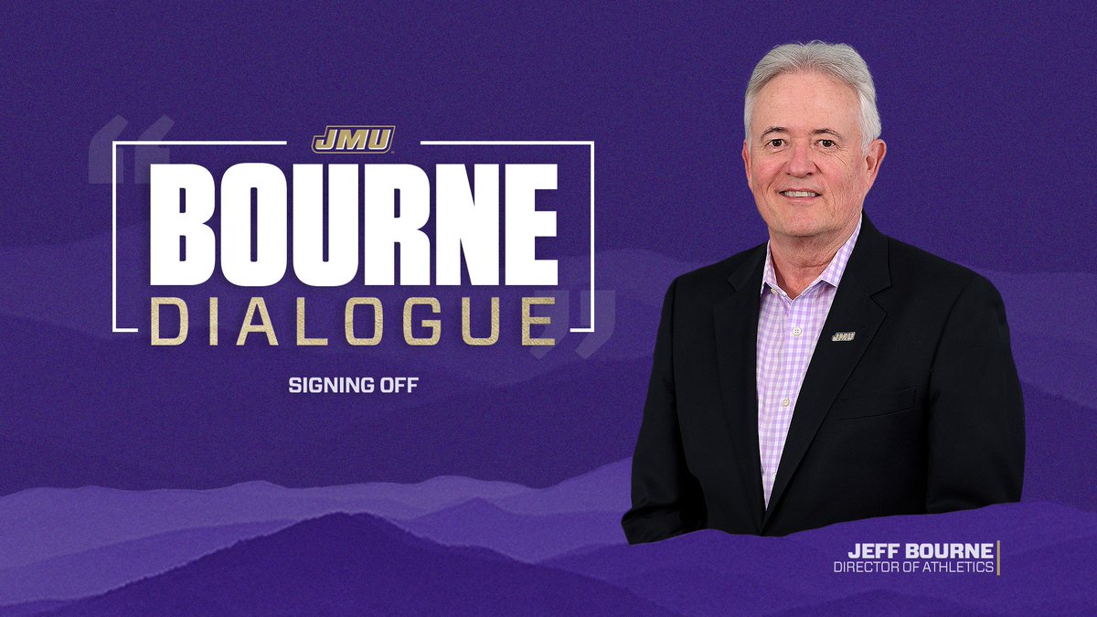 Jeff Bourne writes one final message and thank you for all of JMU Nation in his last edition of a Bourne Dialogue. 

📰 | bit.ly/44oGe75

#GoDukes