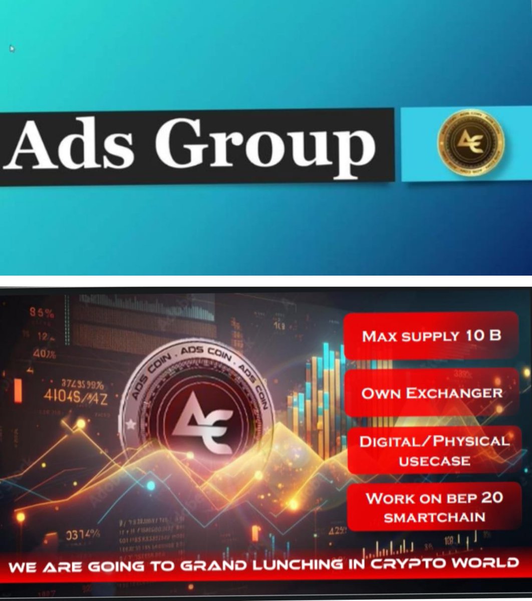PintoPeter10359's tweet photo. ADS GROUP OF COMPANIES " WITH TRENDING INDUSTRIES....

ADSCOIN 
ADSCOIN EXCHANGE 
BODHNAM (E- LEARNING)
PAYONADS ( DIGITAL PAYMENT)
BUNDLE PLAY (OTT PLATFORM)
MACRO BAZAR ( ONLINE &amp; OFFLINE SHOPING)
PLAY4EARN (ONLINE GAMING) https://t.co/NFbAeSnmGN