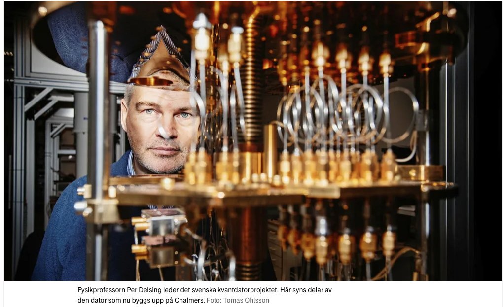 KAWstiftelsen's tweet photo. Läs artikeln i DN om kvantbitarna från Wallenberg Centre for Quantum Technology som ska placeras  2100 meter ner i underjorden i en gruva i Kanada för att stänga ute den kosmiska strålningen som påverkar dem.
https://t.co/ghualK4tOb #fysik @wacqt_sweden https://t.co/P6w6tBt2kq