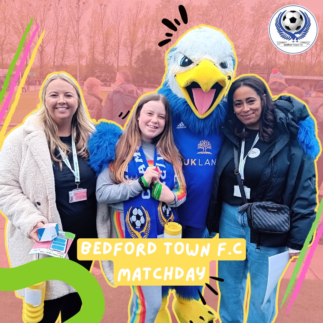 A big thank you to @BedfordTown for opening their doors to us! We loved every moment of engaging with the community and sharing our mission to empower children and young people. A huge thanks to everyone who donated, your generosity helped us raise an incredible £95 🤝💙 ⚽
