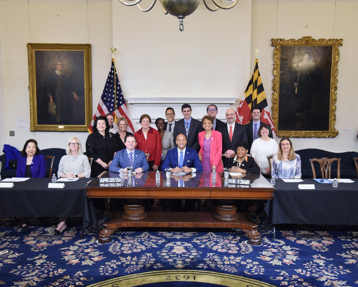 #HB1388 is signed!!! Non-competes will be strictly regulated in Maryland! Restrictive covenants are banned for all under $350k, and limited to 1 year and 10 miles from primary practice location for >350k. This is huge for patient continuity of care and for health professional…