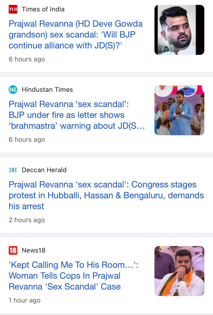 Why is Indian media calling the horrifying case of sexual abuse by Prajwal Revanna a ‘sex scandal’? Such abysmal standards of journalism.