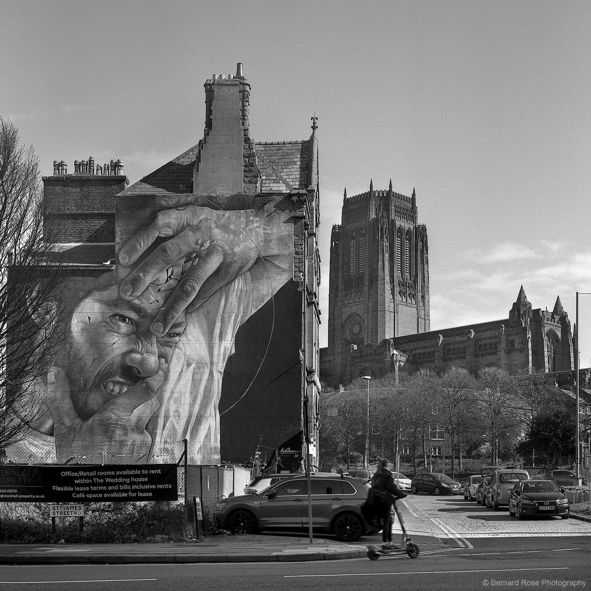 A couple of recent images shot with #Rollieflex and #FP4 at Cains and Liam Bononi art on Wedding House @YOLiverpool @angiesliverpool @thedustyteapot