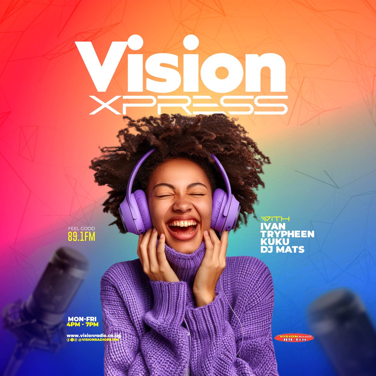 Monday📻📻 @visionradio891 #VisionXpress Ft @ivaniug @trypheentrybel1 @kuku_jonah