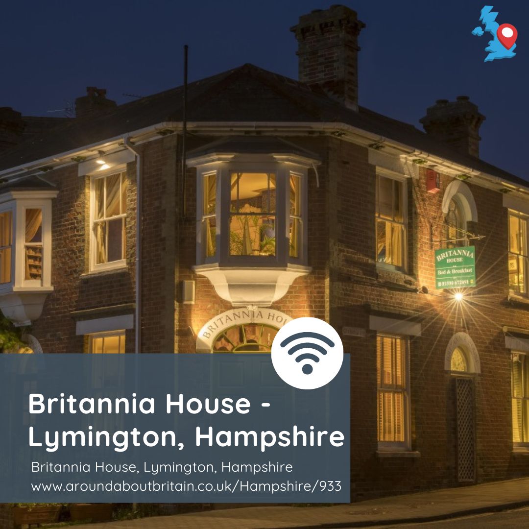 ⭐ B&B Hampshire ⭐
Britannia House, an award-winning bed and breakfast in Lymington, Hampshire, offers elegant and individually designed guest accommodation.
🛏 Bed & Breakfast
aroundaboutbritain.co.uk/Hampshire/933
#Lymington #Hampshire #England #Holiday #VisitHampshire #BookDirect #Parking