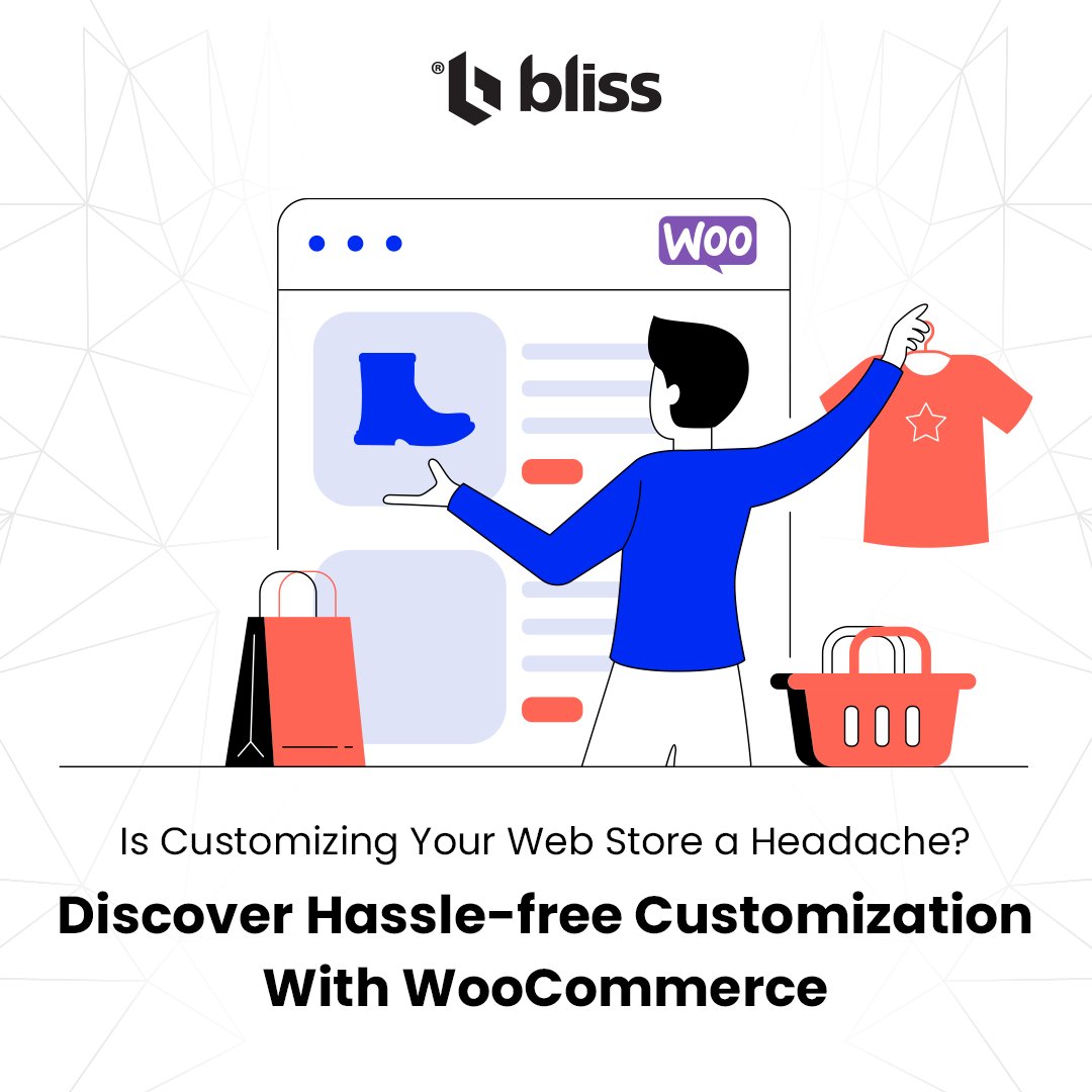 Streamline Your Online Shop's Look! 🛍️

At Bliss Web Solution, we turn complexity into simplicity with WooCommerce customizations.

Step into a world where your vision meets versatility.

#blisswebsolution #woocommercefeatures #ecommerceappdesignanddevelopment #EcommerceDesign