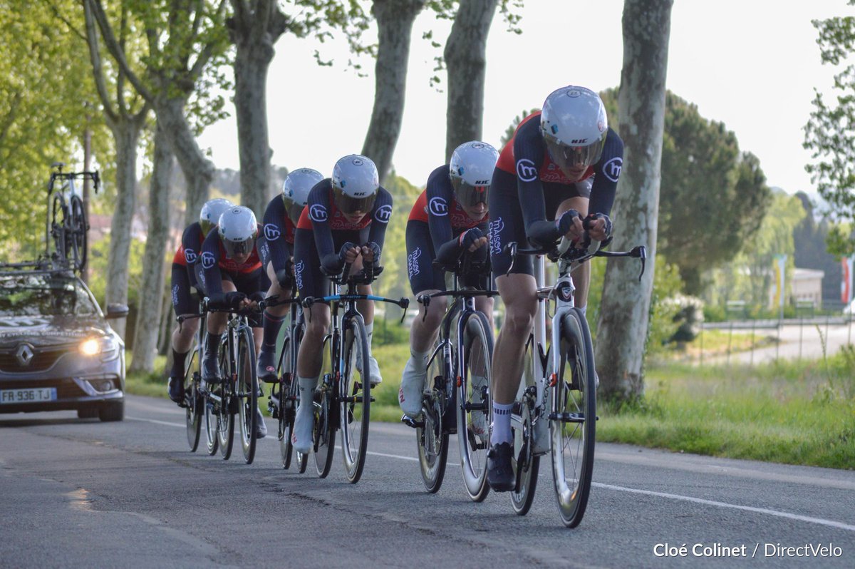 💐 Francescas (47) accueillait hier le Chrono 47 cadre de la 2ème manche de Coupe de France Femmes N1.
Disputé clm par équipes sur 35,9 Km, c'est les VC Morteau Montbenoit qui s'impose de 0,46" devant Chambéry Cyclisme Compétition Féminin et de 14,65" sur Lanester Women Morbihan.