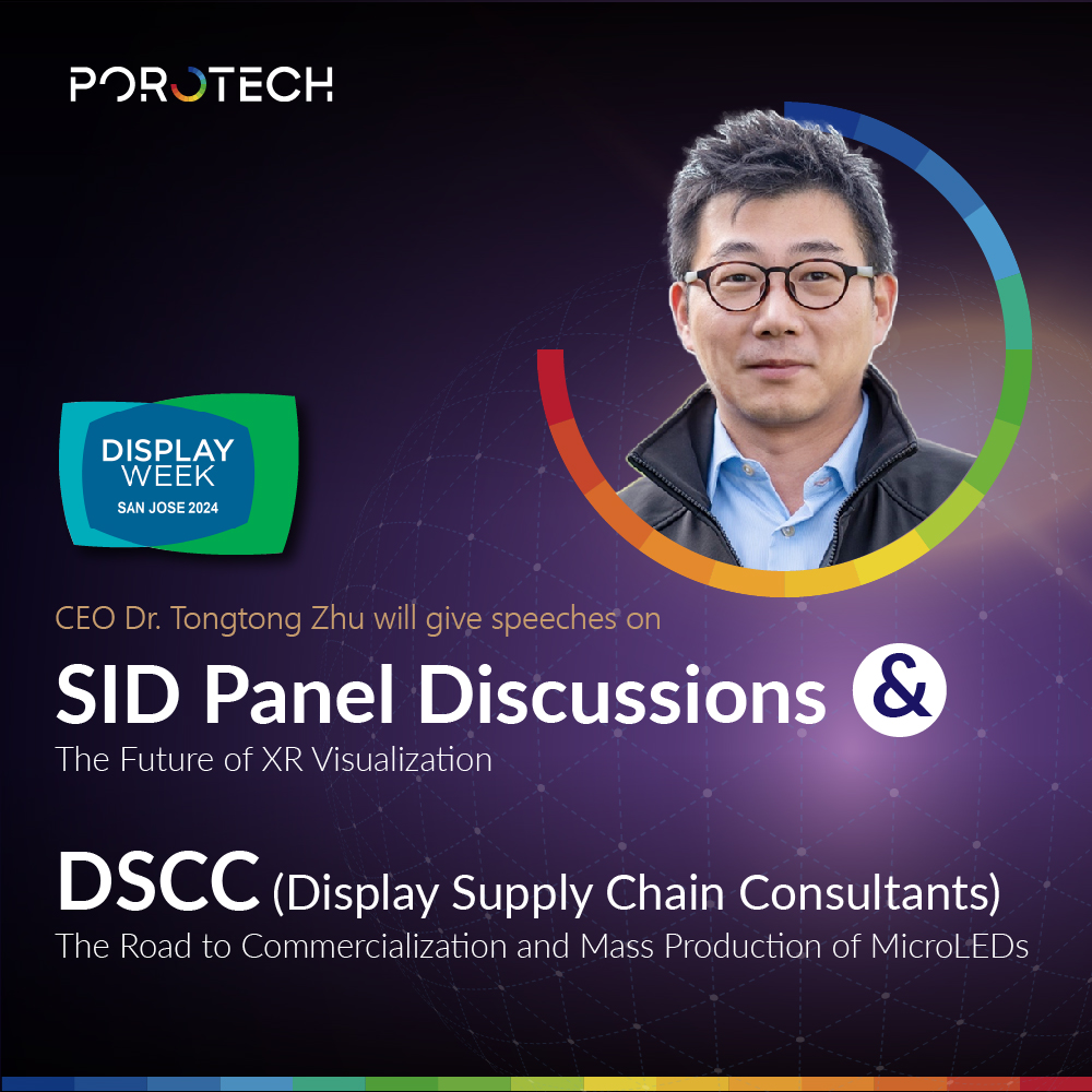 The annual photonics extravaganza, #SID #Displayweek, is set to take place next month in San Jose!😍 #Porotech will be showcased at booth #1140 and participate in SID panel discussions and #DSCC (Display Supply Chain Consultants). 👉Learn more : porotech.pse.is/SID-2024