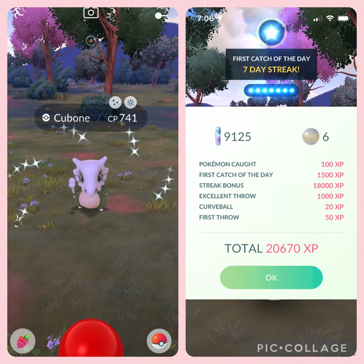 Getting #sparkles with the #first #catch of the day 😍 It is Monday! #PokemonGO #CatchThemAll #ShinyPokemon #ShinyCheck