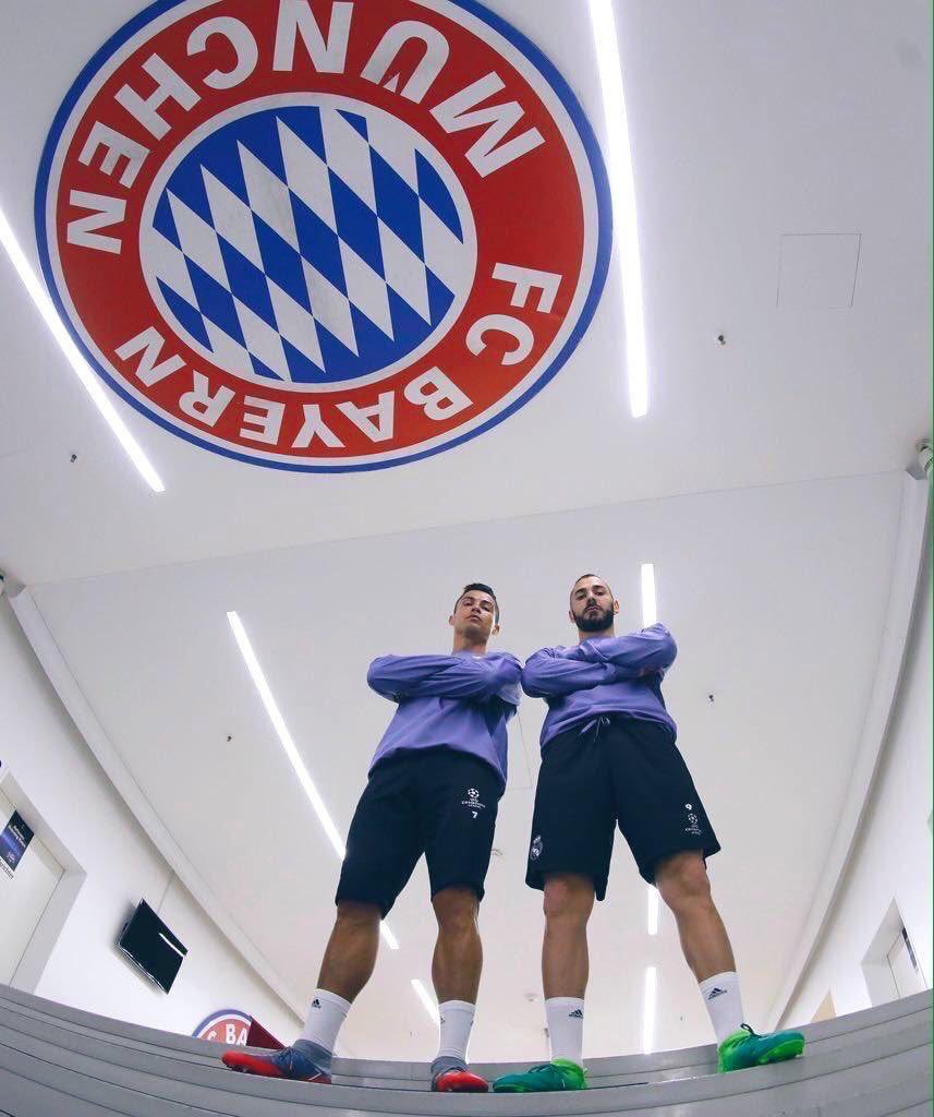 Bayern Münih deplasmanında böyle bir fotoğraf çektirecek kadar iyiydiler...