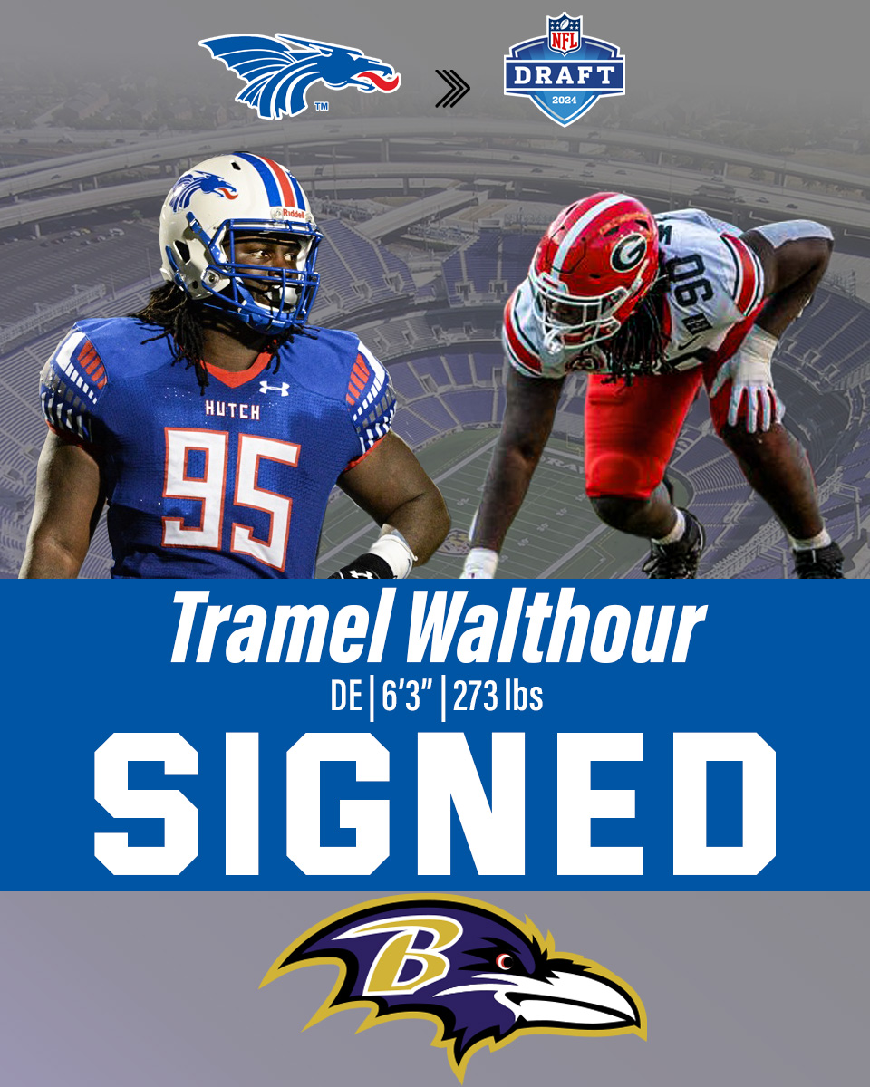 Another Blue Dragon to the NFL via UDFA!

Former Blue Dragon defensive end Tramel Walthour signs a deal with the Baltimore Ravens. #BreatheFire @BlueDragonsFB