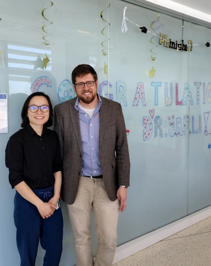 Congratulations to the newly minted Dr. <a href="/Samantha_Sarli/">Samantha Sarli, PhD</a> for passing her thesis defense <a href="/RTI_UMassChan/">RNA Therapeutics Institute</a> <a href="/UMassChan/">UMass Chan Medical School</a> with a great defense talk.