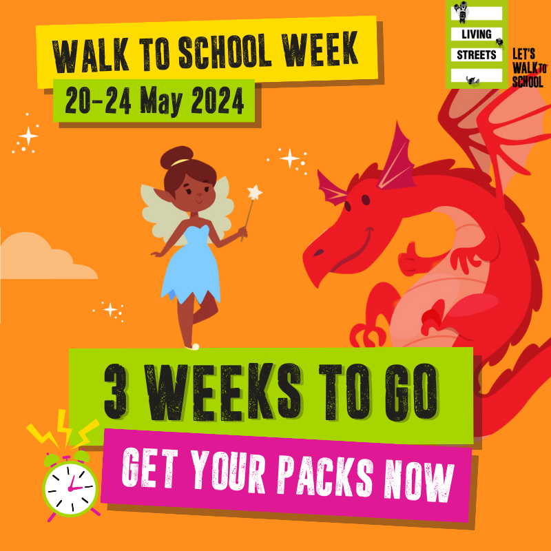 #WalkToSchoolWeek starts in just three weeks! We promise we will sprinkle with magic every step of the way with this year's theme, #MagicOfWalking 🐉🧚‍♀️ Grab your classroom packs before we sell out and join the celebrations 🪄livingstreets.org.uk/wtsw