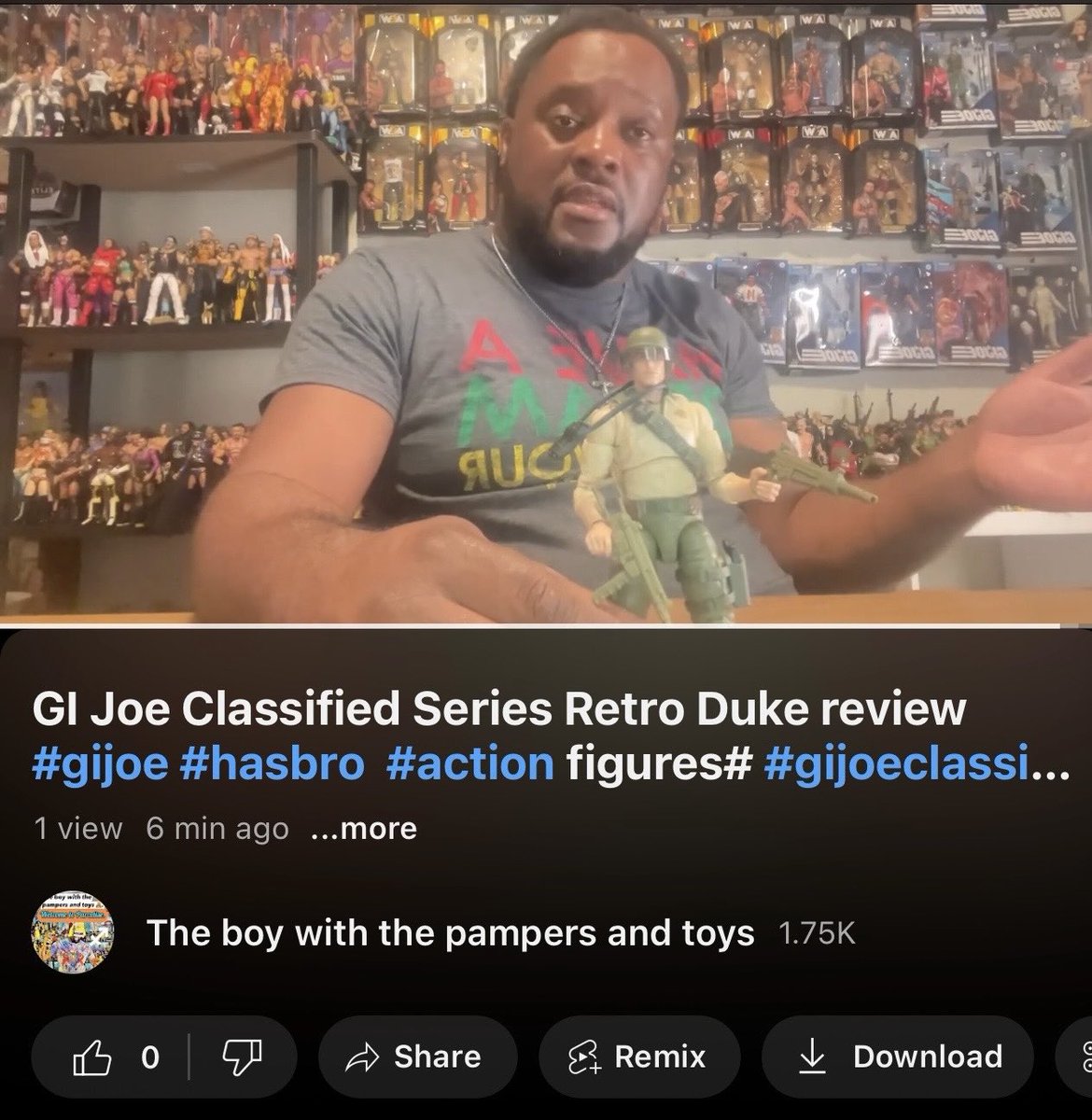 Please like, share & subscribe today 🌎. #gijoe #unboxing #review #duke #hasbro #actionfigures #toys #youtuber #like #share #subscribe #toychannel #theboywiththepampersandtoys #youtuber