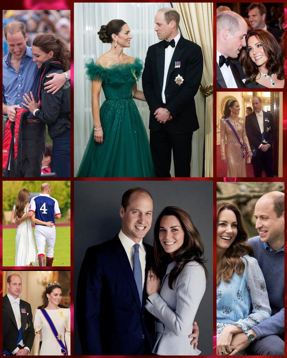 @KensingtonRoyal #13YearsofWilliamandCatherine 👩‍❤️‍💋‍👨❤️👩‍❤️‍💋‍👨 Happy 13th Wedding Anniversary🎉❤️🎊