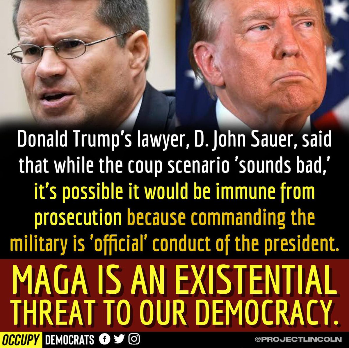 Trump toady Bill Barr jumps the shark
Ex-AG says Biden bigger threat to Democracy than Trump
Barr’s joins #Cult45
Trump = dictator
MAGA most serious threat in US history
It must be stopped or there’s no going back
#ProudBlue #DemVoice1 #Fresh #DemsUnited 
cnn.com/2024/04/26/pol…