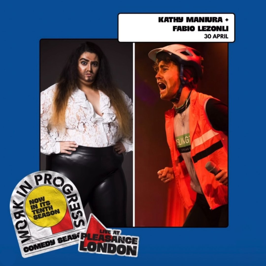 Tomorrow <a href="/ThePleasance/">Pleasance</a> in London, 7.40pm - come and see the cylist and Fabio work some things out (emotionally)🚴 pleasance.co.uk/event/work-pro…