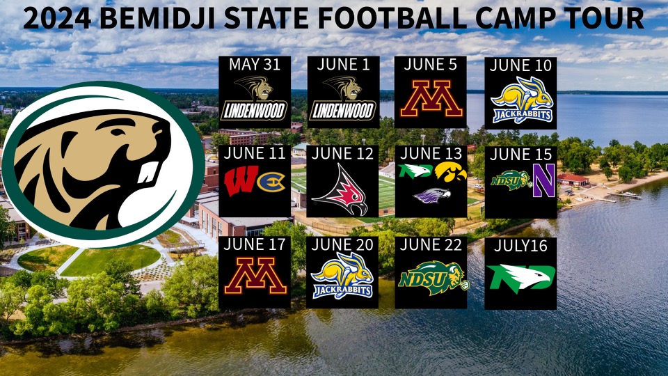 Our staff will be all over the Midwest this summer for camps. We are excited to see some future Beavers along the way! #GTA🪓