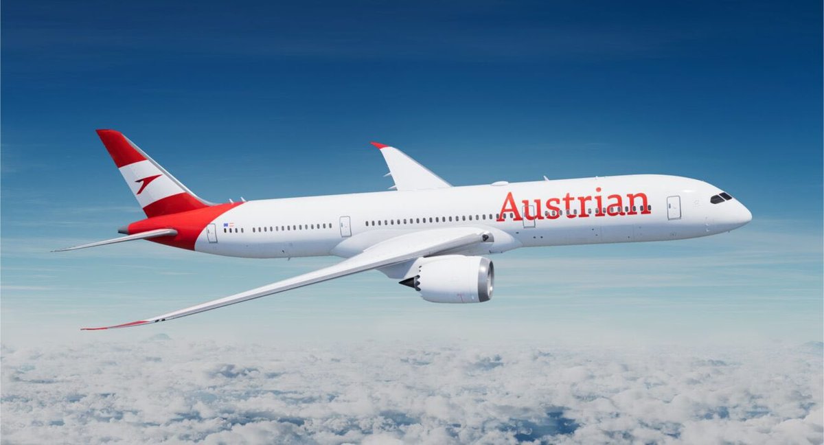 🔴 Austrian has scheduled its first Boeing 787 flight. On May 17, 2024, the first route, OS209, will connect Vienna to Frankfurt. Starting in June, the airline will employ the type on its routes to Dusseldorf and Berlin. First long-haul flight to JFK on June 12. #Airways #Fleet
