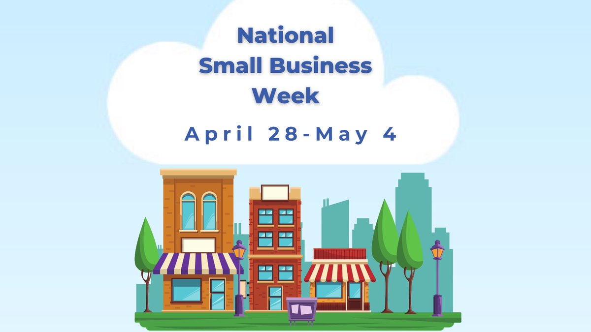 National Small Business Week recognizes the entrepreneurs and small business owners who, through their ingenuity, dedication, and enterprising spirit, drive innovation and contribute meaningfully to their communities. For more information, visit sba.gov/nsbw.