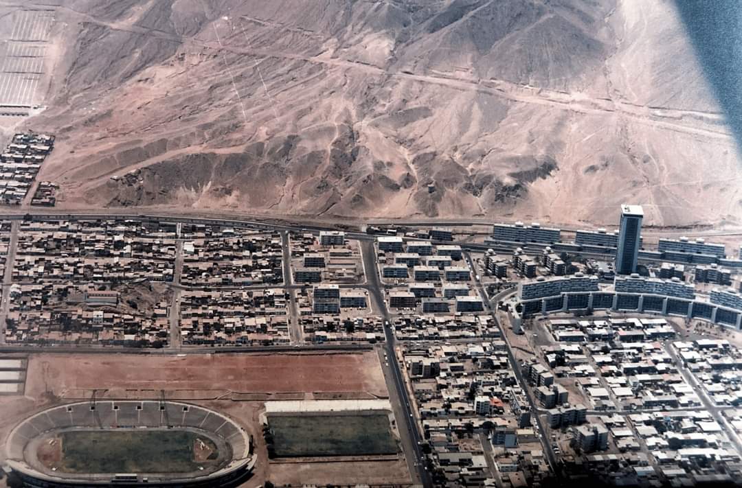 Estadio Regional y alrededores, año 1994 

📷 Andrés Carafí
#Antofagasta / #NortedeChile