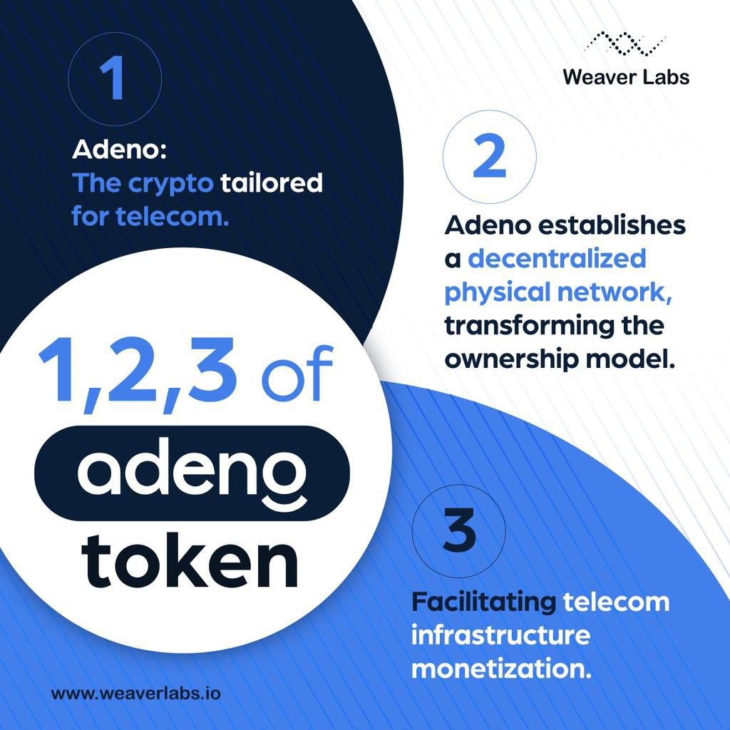 3. What does #ADENO offer ❓   

🔶Flexible, on-demand payment mechanisms

🔶Governance for Physical Network Infrastructure Access 

🔶 Network Usage Monitoring 

🔶Metering of Assets 

🔶SLA (Service Level Agreement) Upkeep 

🔶Voting and Creation of proposals 

I'll let you…