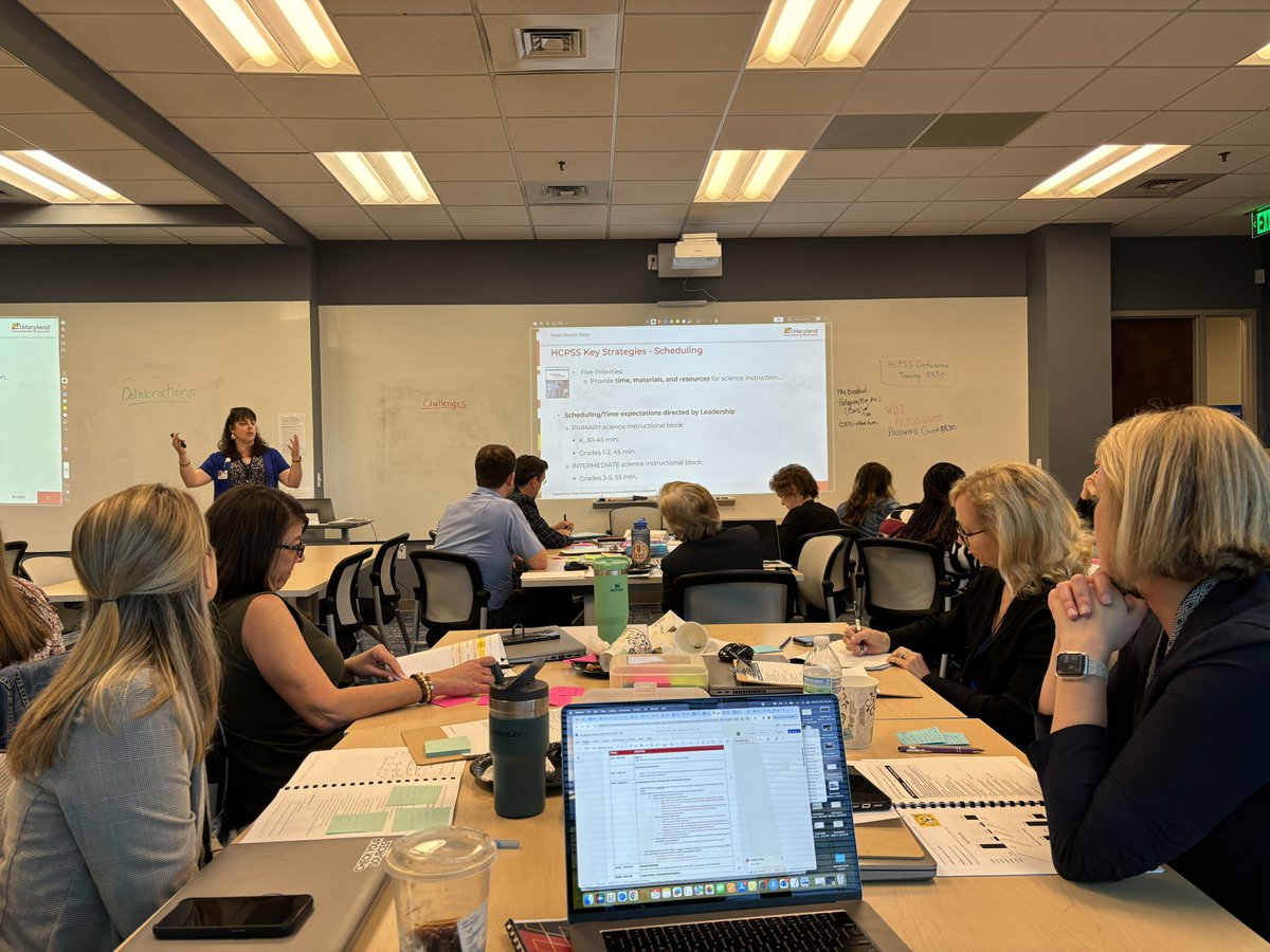 Excited to be in Maryland today kicking off some state-wide professional learning through the <a href="/BUWheelock/">Wheelock College, Boston University</a> Center for STEM Professional Learning at Scale. School visits are next!!