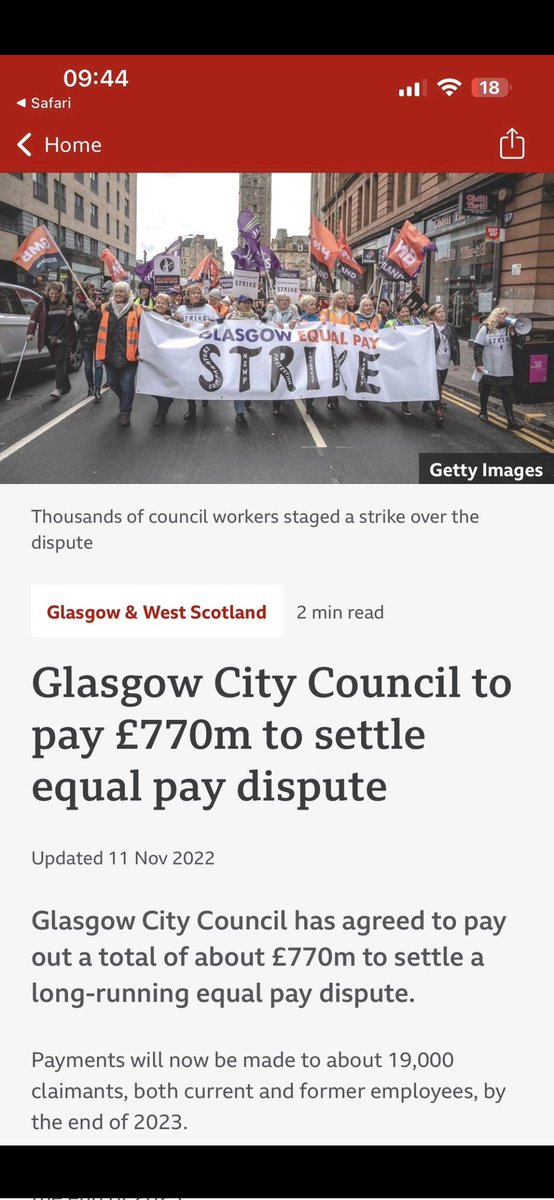 @Hamill2086John @CMochan @GMBScotOrg Remind us EXACTLY how much Careworkers are paid per hour in Labour controlled WALES. Also lest it be forgotten that Labour & their GMB pals fought against equal pay for women in Glasgow which the incoming SNP administration paid £770m to settle.