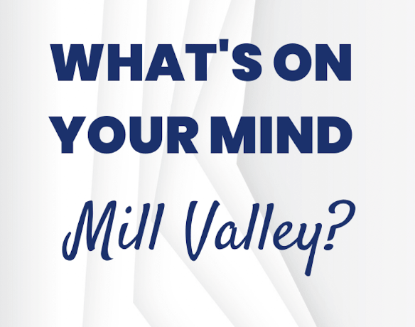 Join Mayor Urban Carmel, Councilmember Max Perrey, & City Manager Todd Cusimano tonight at 5:30 pm for a 'Community Chat' at City Hall or online. Join in to discuss issues, ask questions, and share suggestions. Learn more: cityofmillvalley.org/2018/Community…