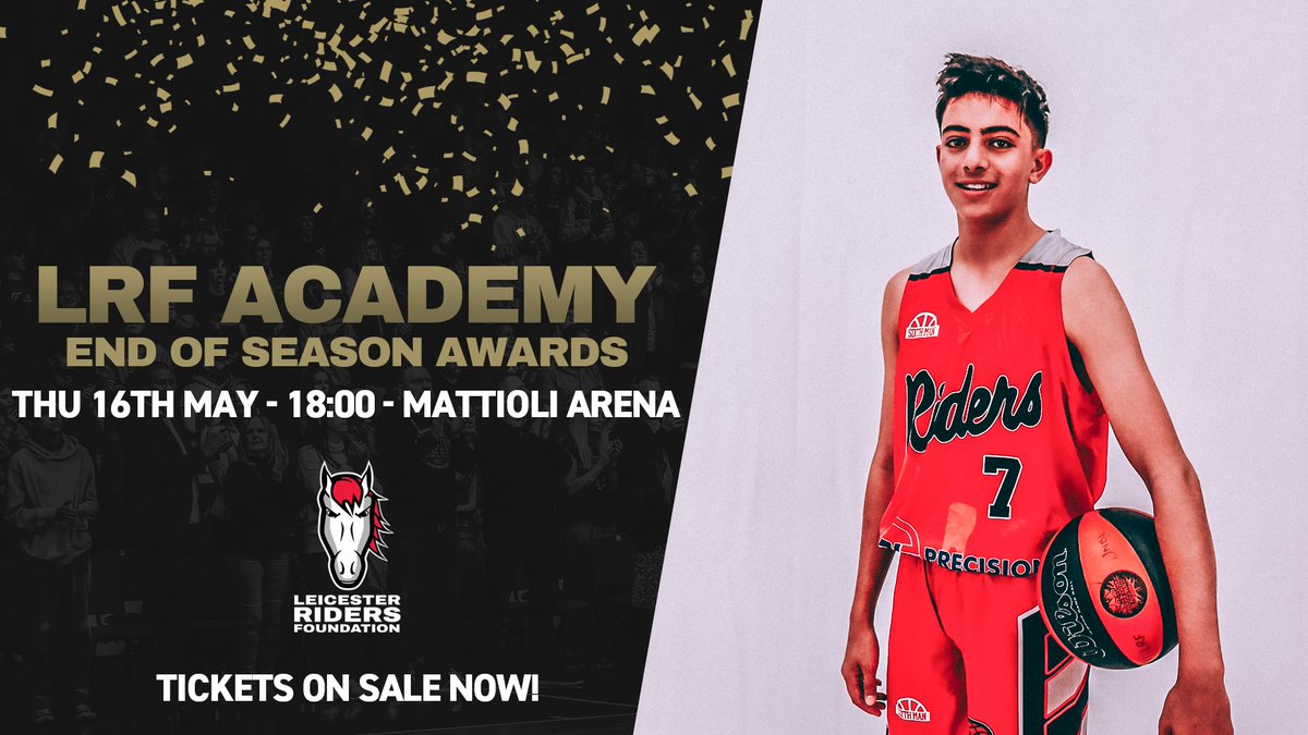 Leicester Riders Foundation (@ridersbf) on Twitter photo 🏆 <a href="/LRFAcademy/">Leicester Riders Foundation JNBL Academy</a> End of Season Awards!
Join us for our Academy end of season awards on Thu 16th May at <a href="/LeicesterArena/">Mattioli Arena Leicester</a> as we celebrate the successes of our teams over the past season.
Book your ticket now for just £5 ⤵️
booking.leicesterarena.co.uk/packages/LZEmO… 🏆 <a href="/LRFAcademy/">Leicester Riders Foundation JNBL Academy</a> End of Season Awards!
Join us for our Academy end of season awards on Thu 16th May at <a href="/LeicesterArena/">Mattioli Arena Leicester</a> as we celebrate the successes of our teams over the past season.
Book your ticket now for just £5 ⤵️
booking.leicesterarena.co.uk/packages/LZEmO…