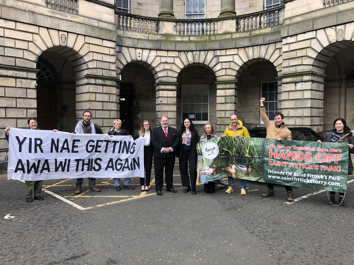 The ‘other’ big news from Edinburgh today is that Scotland’s Court of Session has agreed with @fittick campaigners and many people in Torry that significant questions need to be answered regarding the legality of rezoning St Fittick’s Park for the @AberdeenCC @ETZLTD1 ..🧵