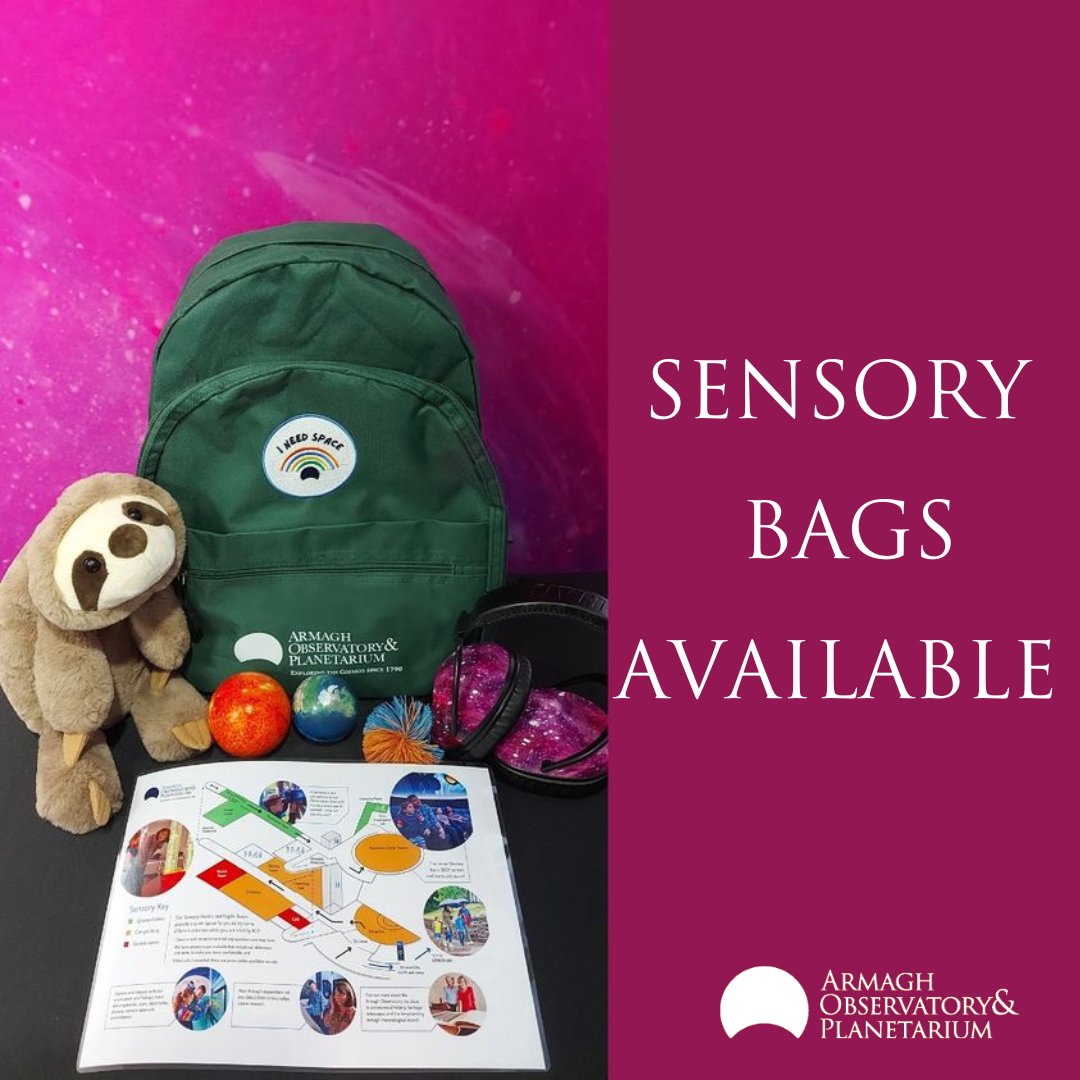 Don’t forget that our Sensory Bags are available at reception! We want all our visitors to have the best experience that they possibly can here at AOP. Simply sign one out on your arrival and drop back to reception before you leave.
