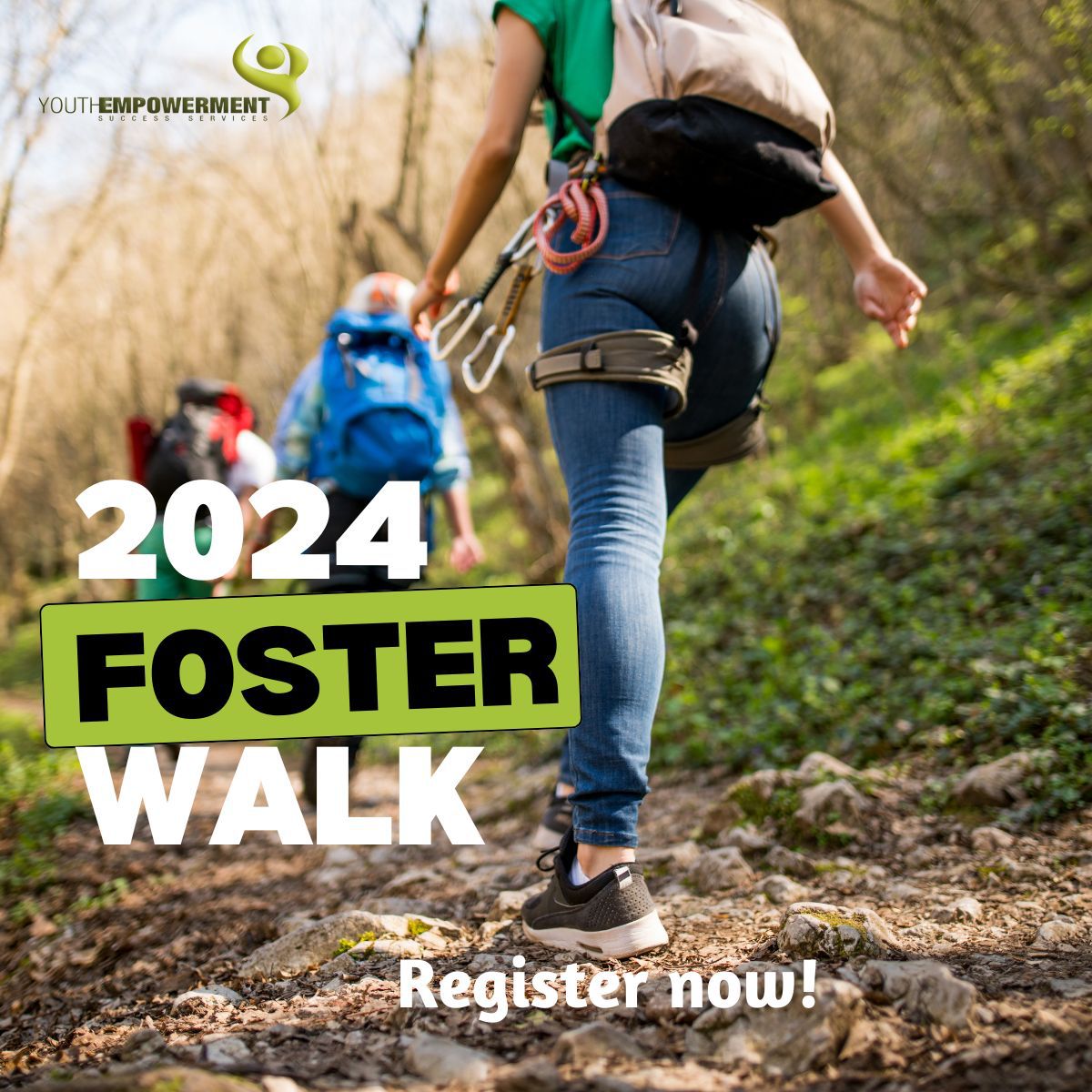🌟 Join Us for Foster Walk 2024! 🌟

Youth Empowerment Success Services (YESS4Youth) is hosting this event to raise awareness and support for youth aging out of foster care. 

#FosterWalk2024 #SupportYouth #FosterCareAwareness #YouthEmpowerment #CommunitySupport
