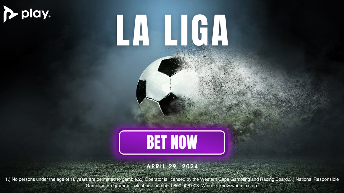 🚀 🇪🇸 Don't miss out on boosted odds tonight ⚽️

🕐 21:00 #Barcelona vs #Valencia

Have you placed your bets with Play.co.za? Who's your money on? 💰

#Playcoza #LaLiga #BetNow