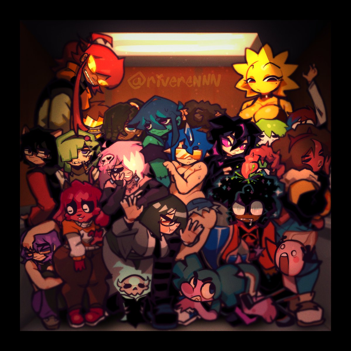 CROWDED ELEVATOR COMPLETE!!!!💼🛗

(ft. A LOTTA PEOPLE!!!!!! tagged below👇)