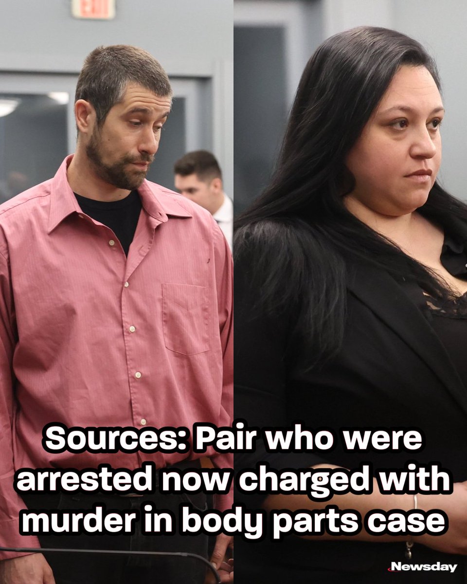 A Suffolk grand jury has indicted two suspects on murder charges in connection with the killings of a Yonkers couple whose remains were found scattered in areas around Babylon and Bethpage, sources said.

Sources said both defendants will face second-degree murder charges.

More