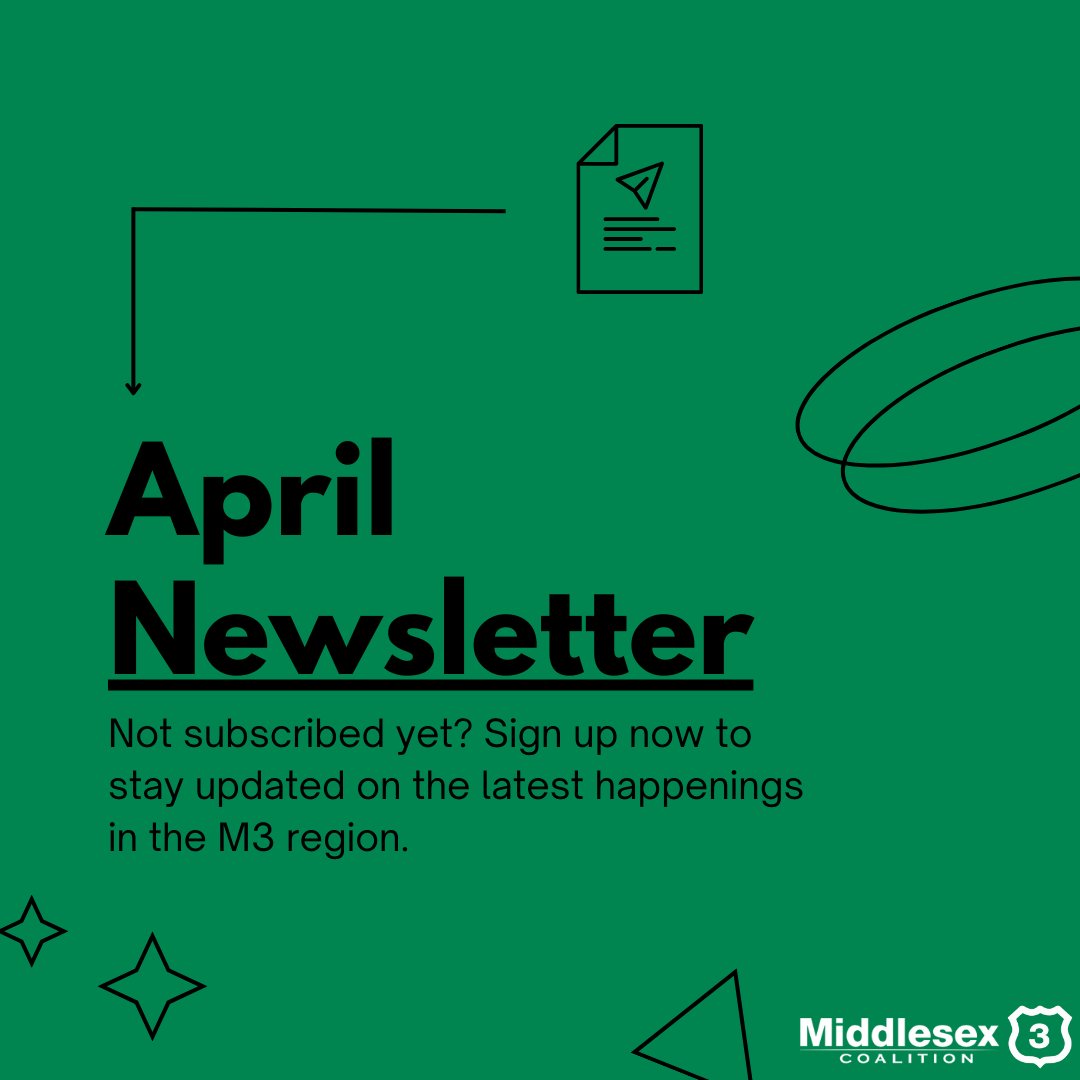 Did you miss our April Newsletter? No worries! Catch up on all the latest updates, events, and news from the Middlesex 3 region here: mailchi.mp/ef59fcabd124/r… Subscribe now to stay in the loop for future editions! Subscribe here: middlesex3.com/news