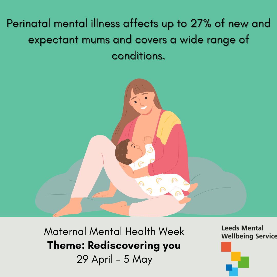 Did you know Perinatal Mental Illness affects around 27% of expectant moms? Let us start the week by first checking out our website for the support available. Let's break the stigma and support all moms through this journey! 🤰💕 leedscommunityhealthcare.nhs.uk/our-services-a… #MMHW24