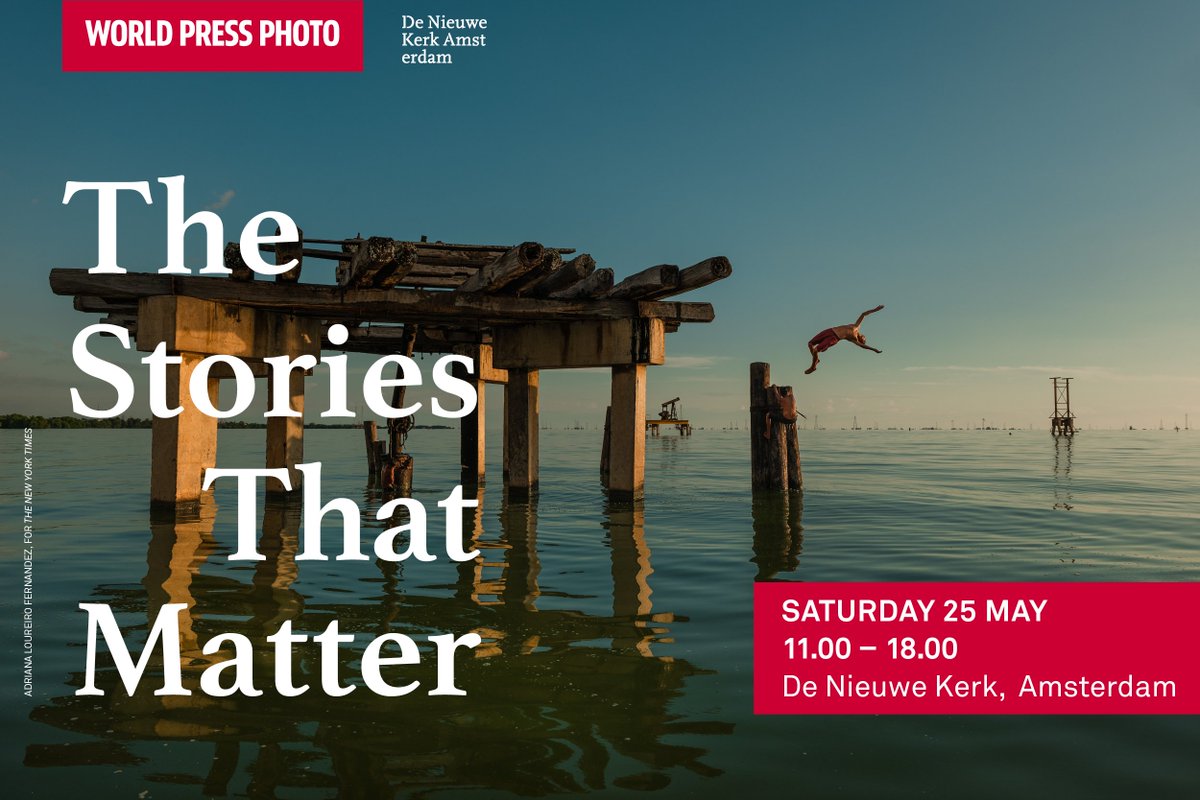 World Press Photo & @NieuweKerk present ‘The Stories That Matter’ on 25 May-hear from the #WPPh2024 Contest winners, participate in workshops, & listen to talks by speakers including Farnoosh Farnia, @Antonkarel & Ramsey Nasr. Read more & book your ticket: worldpressphoto.org/calendar/2024/…