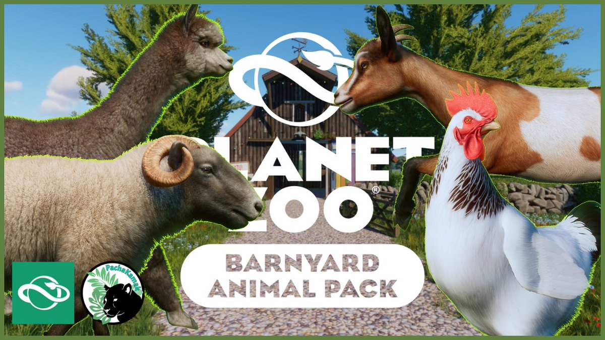 So many chickens! 🐓
I prepared again an All-In-On showcase for the new @PlanetZooGame Barnyard Animal Pack AND Update 1.17! Check it out to get all the news!  
Big thanks to @klemay_ for the Early Access!!❤️

 youtu.be/yKq3qpGsK4k

 #planetzoo #planetzoogame