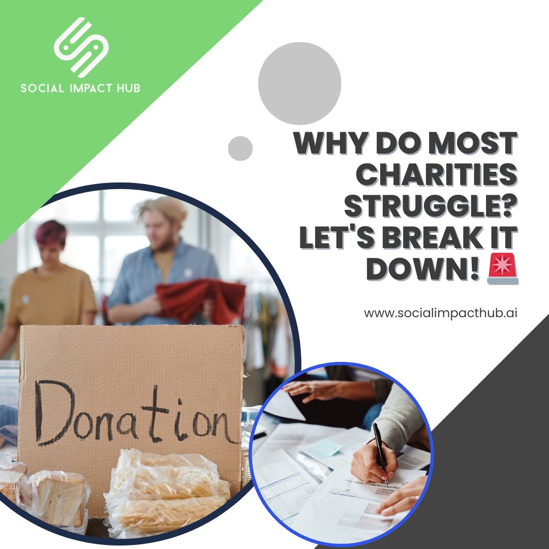 🚨Why do charities struggle?🚨1️⃣ No collaboration—Join our community to connect! 🤝 2️⃣ Inefficient CRM—Stay tuned for our FREE tool! 🎉 3️⃣ Unclear goals—Clarity is key! 🎯 4️⃣ Funding woes—Innovate fundraising! 💸 #NonprofitGrowth #CharitySuccess