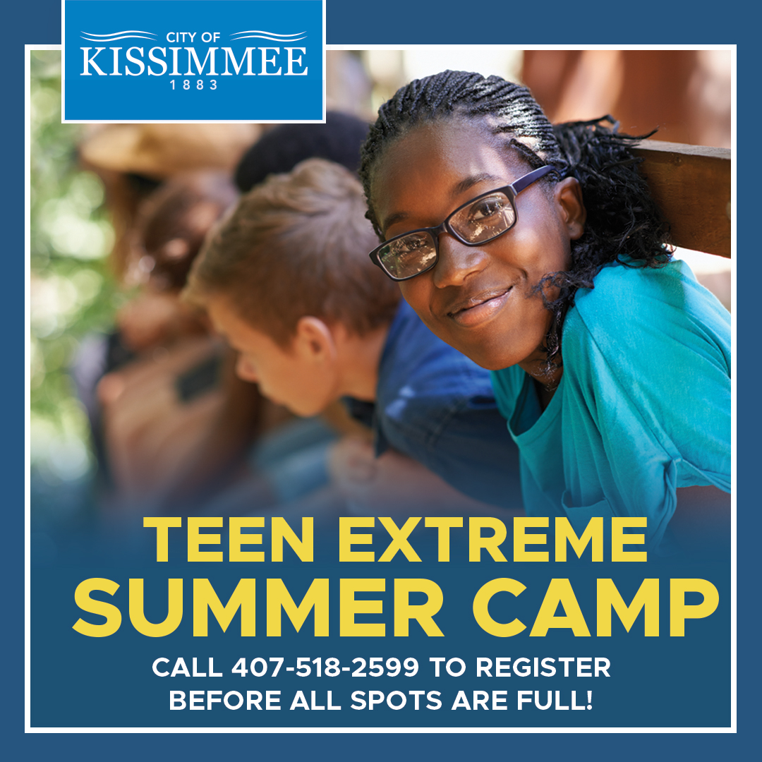 ☀️ Registration for our Teen Extreme Summer Camp is open! We're offering an action-packed program for 6th-12th graders all summer, including field trips and weekly fun at our award-winning aquatic center. Secure your spot today by calling 407-518-2599. 🌴🎨🌞